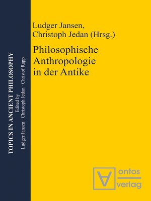 cover image of Philosophische Anthropologie in der Antike